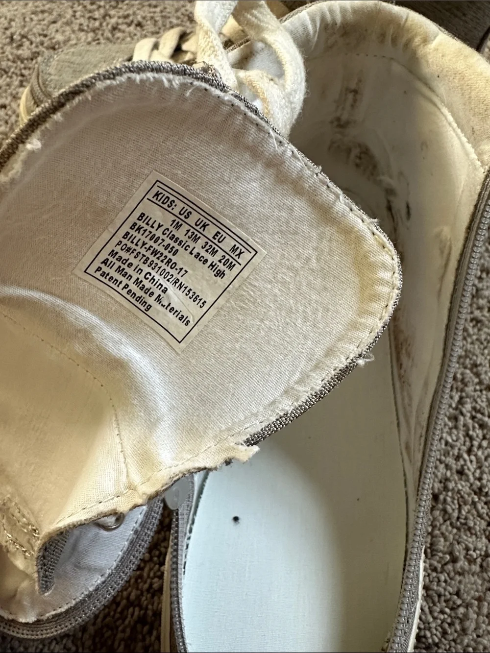 Billy Hightop Sneakers